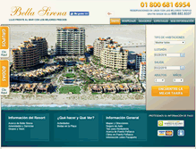 Tablet Screenshot of bellasirena.com.mx
